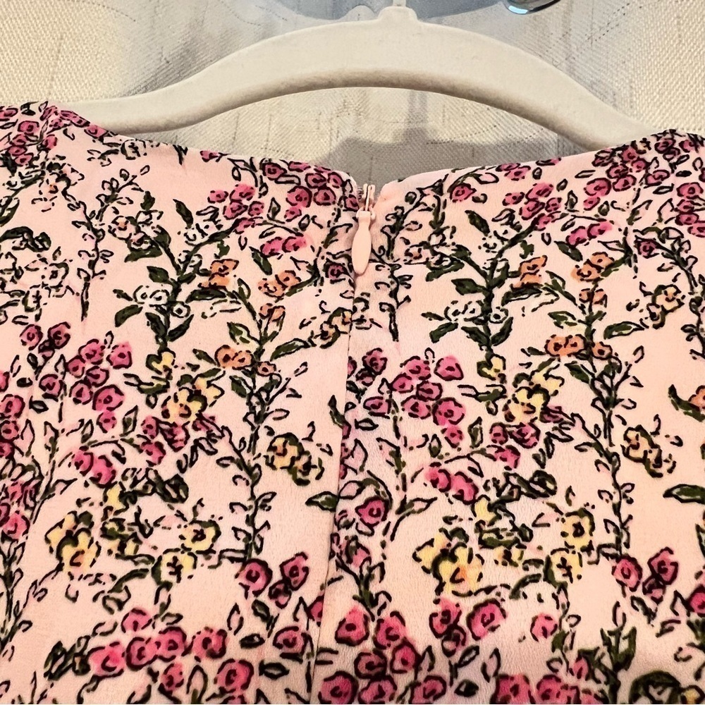 NWT Maison Jules Pink Floral Fit and Flare Dress - Picture 6 of 14